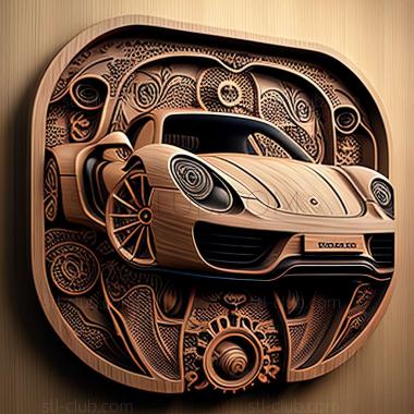 3D мадэль Porsche 918 (STL)